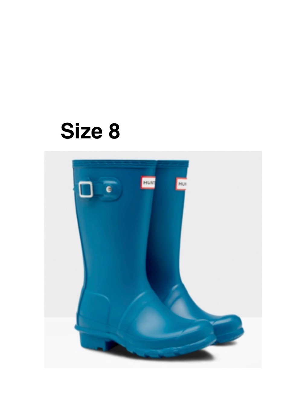 HUNTER OCEAN ORIGINAL TOUR BOOTS Size 8 Mid calf ⭐️⭐️⭐️⭐️